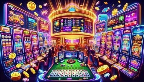 Tampilan tabel taruhan Texas Hold'em Bonus